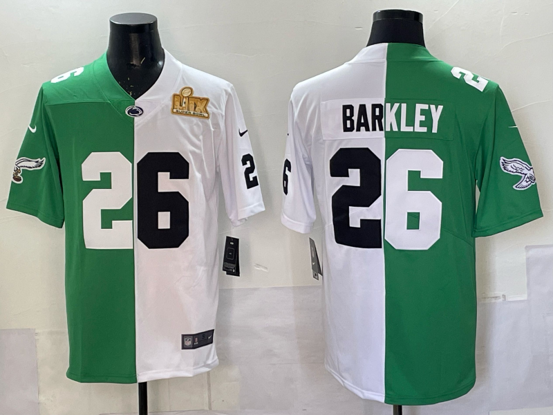 Men 2026 Philadelphia Eagles #26 Barkley green Nike Limited NFL Jersey 0920003->philadelphia eagles->NFL Jersey